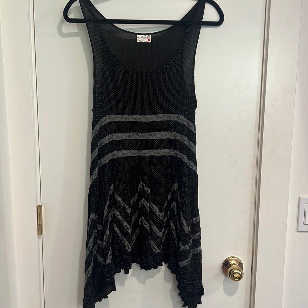 Free People | Lace Polka Dot Dress